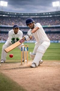 Goplay11 fantasy sports app dashboard with team creation and live match updates